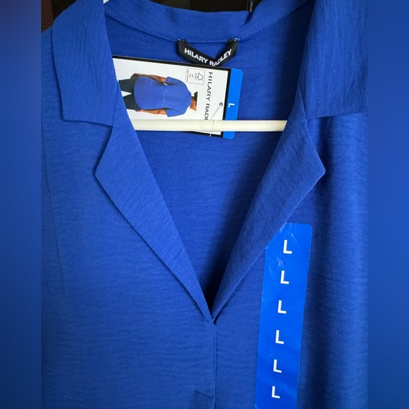 Hilary Radley Women’s Casual Royal Blue Shirt - Picture 3 of 4